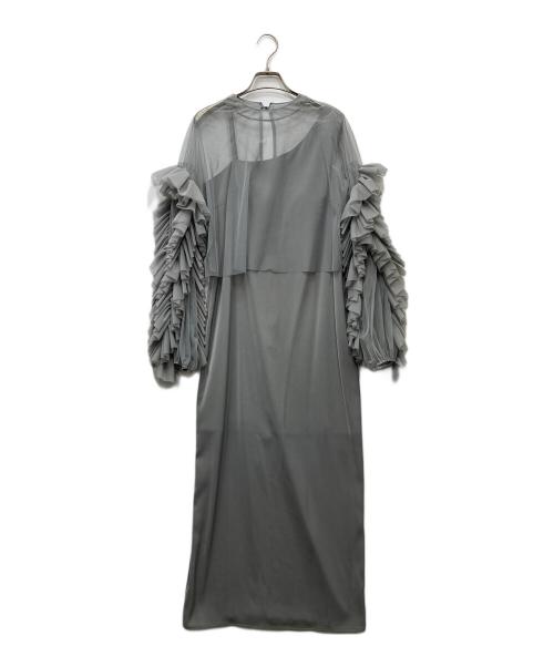 LE'RURE（リルアー）LE'RURE (リルアー) Volume tulle set dress/セットアップワンピース グレー サイズ:Mの古着・服飾アイテム