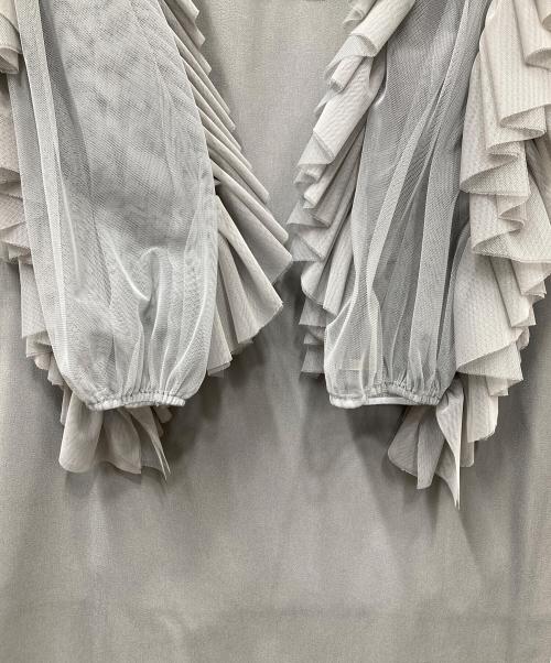 LE'RURE（リルアー）LE'RURE (リルアー) Volume tulle set dress/セットアップワンピース グレー サイズ:Mの古着・服飾アイテム