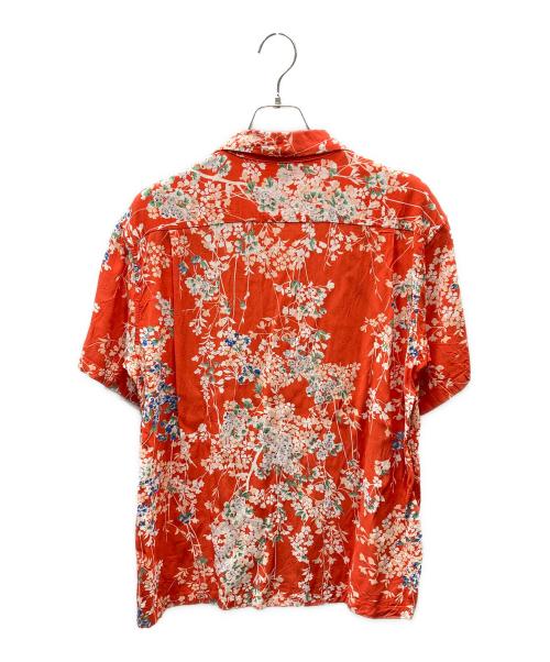 Sun Surf（サンサーフ）Sun Surf (サンサーフ) RAYON HAWAIIAN SHIRT “CHERRY BLOSSOMS”/アロハシャツ レッド サイズ:Lの古着・服飾アイテム