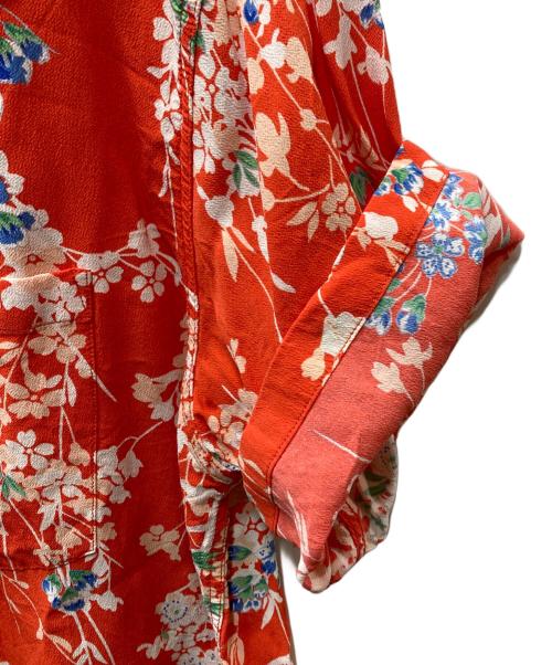 Sun Surf（サンサーフ）Sun Surf (サンサーフ) RAYON HAWAIIAN SHIRT “CHERRY BLOSSOMS”/アロハシャツ レッド サイズ:Lの古着・服飾アイテム