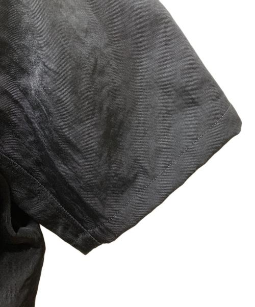 OUAT（オーユーエーティー）OUAT (オーユーエーティー) Nylon Twill Work Shirt/ナイロンツイルワークシャツ ブラック サイズ:2の古着・服飾アイテム
