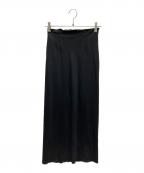 BIOTOPビオトープ）の古着「Wool sheer tight skirt ロングスカート」｜ブラック