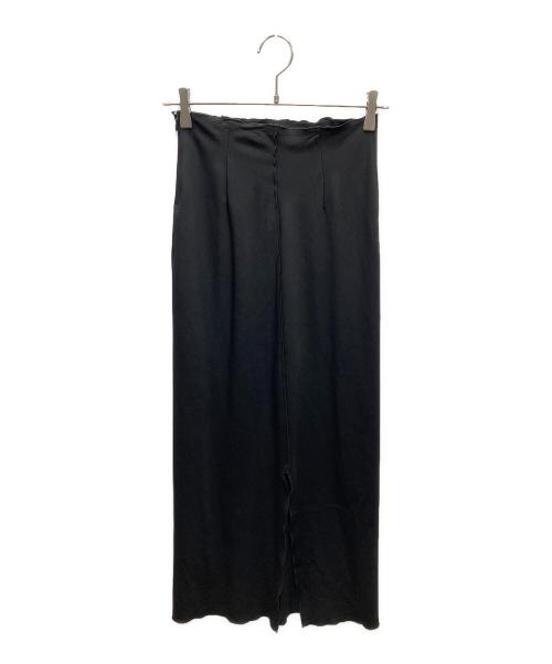 BIOTOP（ビオトープ）BIOTOP (ビオトープ) Wool sheer tight skirt ロングスカート ブラックの古着・服飾アイテム