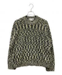 TTT MSW（ティー）の古着「CAMOUFLAGE PULLOVER KNIT/カモフラージュプルオーバーニット」｜グリーン