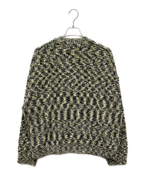 TTT MSW（ティー）TTT MSW (ティー) CAMOUFLAGE PULLOVER KNIT/カモフラージュプルオーバーニット グリーン サイズ:Lの古着・服飾アイテム