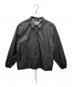 COMME des GARCONS BLACKMARKETコムデギャルソンブラックマーケット）の古着「19AW LOGO NYLON COACH JACKET　コーチジャケット」｜ブラック