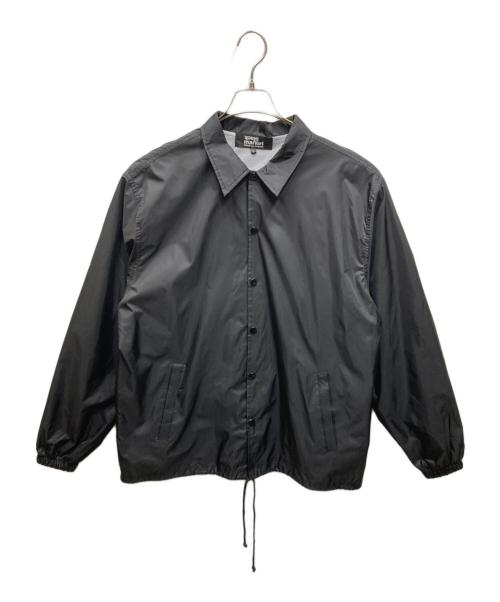 COMME des GARCONS BLACKMARKET（コムデギャルソンブラックマーケット）COMME des GARCONS BLACKMARKET (コムデギャルソンブラックマーケット) 19AW LOGO NYLON COACH JACKET　コーチジャケット ブラック サイズ:Ｌの古着・服飾アイテム