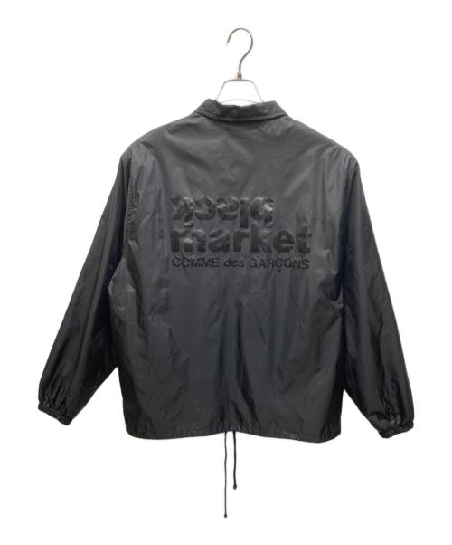 COMME des GARCONS BLACKMARKET（コムデギャルソンブラックマーケット）COMME des GARCONS BLACKMARKET (コムデギャルソンブラックマーケット) 19AW LOGO NYLON COACH JACKET　コーチジャケット ブラック サイズ:Ｌの古着・服飾アイテム