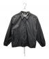 COMME des GARCONS BLACKMARKET（コムデギャルソンブラックマーケット）の古着「19AW LOGO NYLON COACH JACKET　コーチジャケット」｜ブラック