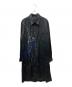 s'yte（サイト）の古着「Broad Splash Paint Processing Long Shirt / ペイント加工 ロングシャツ」｜ブラック