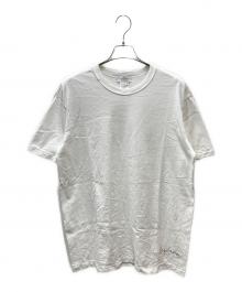 YOHJI YAMAMOTO（ヨウジヤマモト）の古着「ロゴプリントTシャツ」｜ホワイト