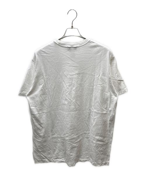 YOHJI YAMAMOTO（ヨウジヤマモト）YOHJI YAMAMOTO (ヨウジヤマモト) ロゴプリントTシャツ ホワイト サイズ:4の古着・服飾アイテム