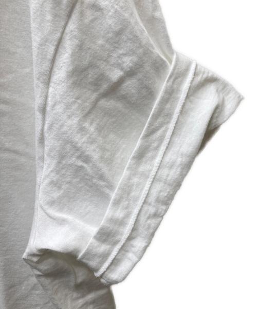 YOHJI YAMAMOTO（ヨウジヤマモト）YOHJI YAMAMOTO (ヨウジヤマモト) ロゴプリントTシャツ ホワイト サイズ:4の古着・服飾アイテム