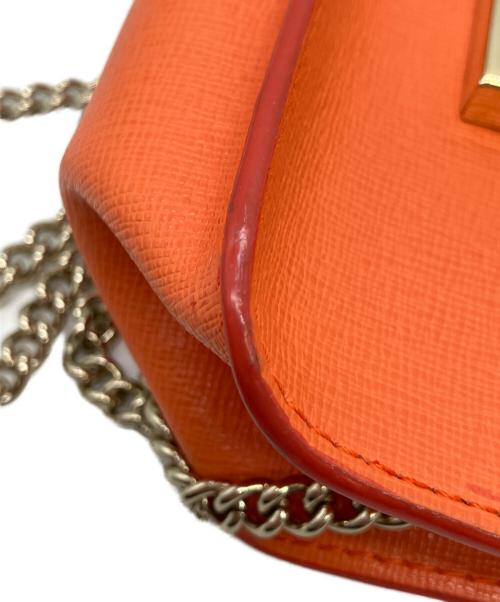 FURLA（フルラ）FURLA (フルラ) Metropolis Mini Chain Shoulder Bag オレンジの古着・服飾アイテム