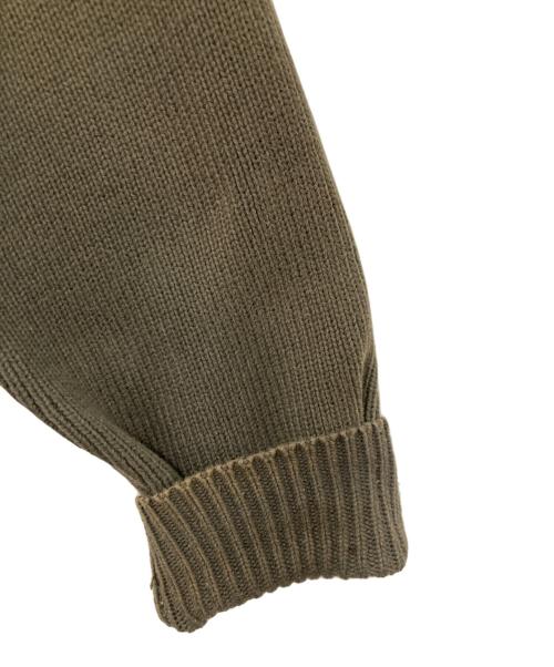 L.L.Bean（エルエルビーン）L.L.Bean (エルエルビーン) ハーフジップニット カーキ サイズ:Mの古着・服飾アイテム