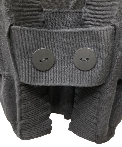 FENDI（フェンディ）FENDI (フェンディ) 半袖ニットカーディガン ブラック サイズ:38の古着・服飾アイテム