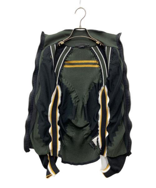 ALEXANDER WANG（アレキサンダー・ワン）ALEXANDER WANG (アレキサンダー・ワン) ジップアップニットジャケット ブラック サイズ:Sの古着・服飾アイテム