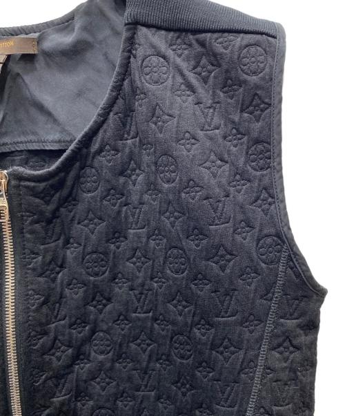 LOUIS VUITTON（ルイ ヴィトン）LOUIS VUITTON (ルイ ヴィトン) ジャガード モノグラム ジップ ワンピース ブラック サイズ:Ｍの古着・服飾アイテム
