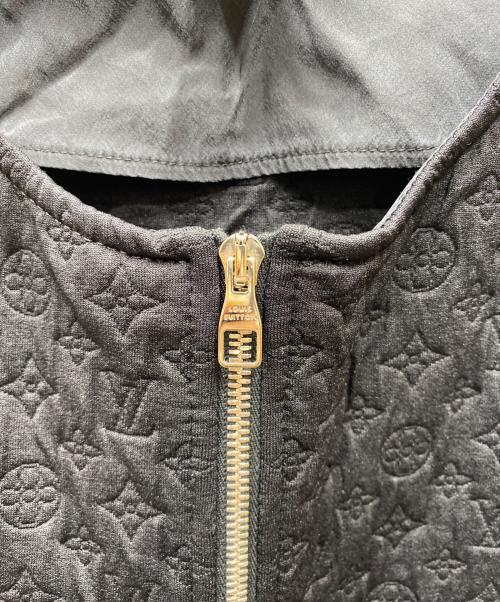 LOUIS VUITTON（ルイ ヴィトン）LOUIS VUITTON (ルイ ヴィトン) ジャガード モノグラム ジップ ワンピース ブラック サイズ:Ｍの古着・服飾アイテム