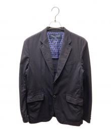 COMME des GARCONS HOMME（コムデギャルソン オム）の古着「ウールポリ テーラードジャケット」｜ブラウン