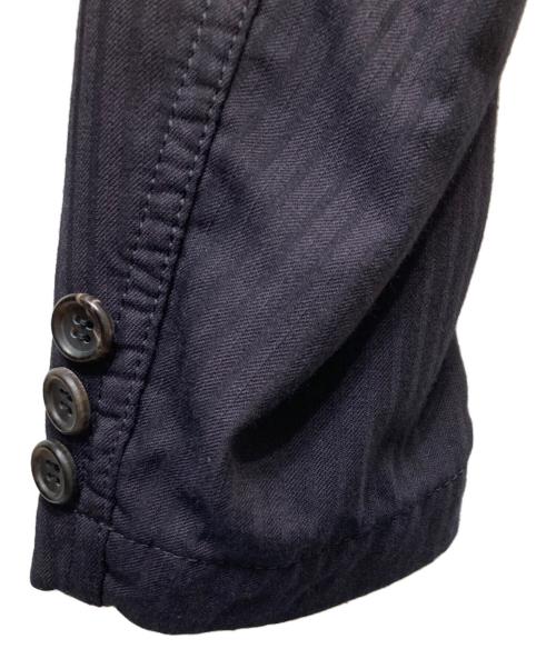 COMME des GARCONS HOMME（コムデギャルソン オム）COMME des GARCONS HOMME (コムデギャルソン オム) ウールポリ テーラードジャケット ブラウン サイズ:Sの古着・服飾アイテム