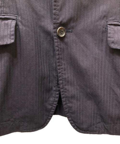 COMME des GARCONS HOMME（コムデギャルソン オム）COMME des GARCONS HOMME (コムデギャルソン オム) ウールポリ テーラードジャケット ブラウン サイズ:Sの古着・服飾アイテム