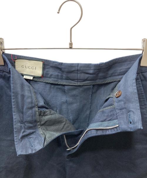 GUCCI（グッチ）GUCCI (グッチ) ハーフパンツ ネイビー サイズ:46の古着・服飾アイテム