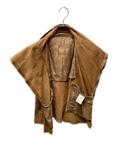 RICK OWENS（リックオウエンス）RICK OWENS (リックオウエンス) OLMAR and MIRTA期 レザーベスト ブラウン サイズ:40の古着・服飾アイテム