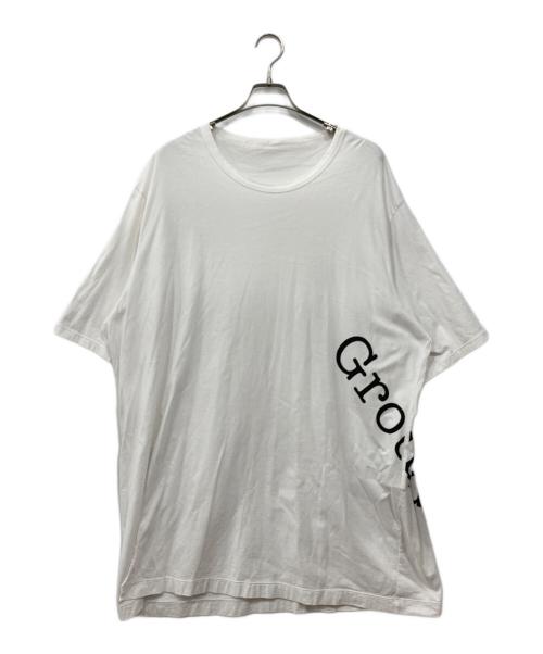GROUND Y（グラウンドワイ）GROUND Y (グラウンドワイ) GYロゴジャンボグラフィックT ホワイト サイズ:3の古着・服飾アイテム