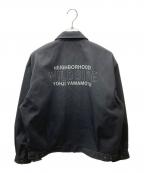 NEIGHBORHOOD×WILDSIDEネイバーフッド×ワイルドサイド）の古着「ZIP WORK JACKET ジップワークジャケット」｜ブラック