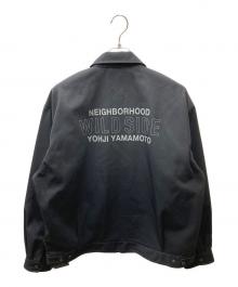NEIGHBORHOOD×WILDSIDE（ネイバーフッド×ワイルドサイド）の古着「ZIP WORK JACKET ジップワークジャケット」｜ブラック