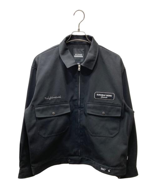 NEIGHBORHOOD（ネイバーフッド）NEIGHBORHOOD (ネイバーフッド) WILDSIDE (ワイルドサイド) ZIP WORK JACKET ジップワークジャケット ブラック サイズ:XLの古着・服飾アイテム