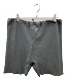 Maison Margiela 1（メゾンマルジェラ 1）の古着「4ステッチリラックススウェットショートパンツ」｜ダークグレー (Dark grey)