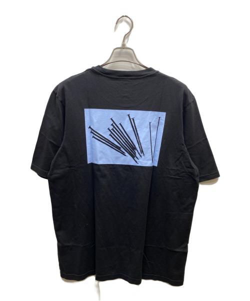 OAMC（オーエーエムシー）OAMC (オーエーエムシー) プリントTシャツ ブラック サイズ:Lの古着・服飾アイテム