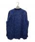 seya. (セヤ) KURTA SHIRT VEGETALDYED NEPPED COTTON バンドカラーシャツ ネイビー サイズ:4：20000円