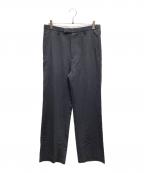 seya.セヤ）の古着「25SS SUMMER HERRINGBONE TOTSUKAWA PANTS スラックス」｜ブルー×グレー