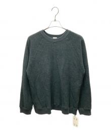 seya.（セヤ）の古着「RIVERSIDELOOPWHEEL SWEAT オーガニックダブルパイルスウェット」｜グリーン