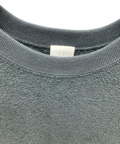 seya.（セヤ）seya. (セヤ) RIVERSIDELOOPWHEEL SWEAT オーガニックダブルパイルスウェット グリーン サイズ:3 未使用品の古着・服飾アイテム