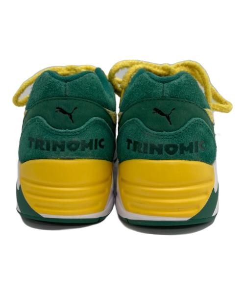 PUMA（プーマ）PUMA (プーマ) R698 Super PUMA スニーカー グリーン×イエロー サイズ:27.5cmの古着・服飾アイテム