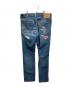 Hysteric Glamour (ヒステリックグラマー) Nylon Pants デニム柄 転写ストレッチスキニーパンツ ブルー サイズ:M：7000円