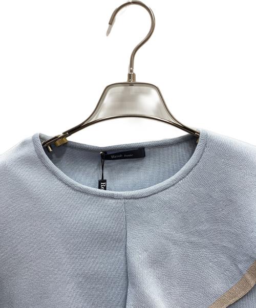 Rene（ルネ）Rene (ルネ) ショートスリーブニット ブルー サイズ:34 未使用品の古着・服飾アイテム