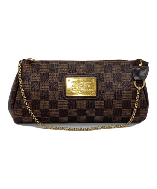 LOUIS VUITTON（ルイ ヴィトン）LOUIS VUITTON (ルイ ヴィトン) N55213 ダミエ エヴァ チェーンショルダーバッグ ブラウンの古着・服飾アイテム