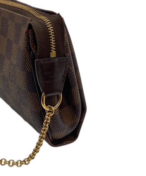 LOUIS VUITTON（ルイ ヴィトン）LOUIS VUITTON (ルイ ヴィトン) N55213 ダミエ エヴァ チェーンショルダーバッグ ブラウンの古着・服飾アイテム