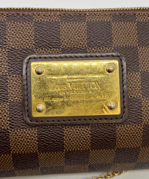 LOUIS VUITTON（ルイ ヴィトン）LOUIS VUITTON (ルイ ヴィトン) N55213 ダミエ エヴァ チェーンショルダーバッグ ブラウンの古着・服飾アイテム