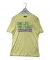 DSQUARED2（ディースクエアード）の古着「MALE CAPSULE COLLECTION 0008-T-shirts メイル カプセル コレクション 0008 ティーシャツ S78GD0085」｜イエロー