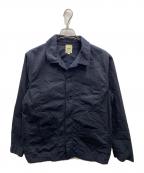 F.O.B FACTORYエフオービー ファクトリー）の古着「フレンチ シャツジャケット」｜ネイビー