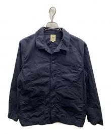 F.O.B FACTORY（エフオービー ファクトリー）の古着「フレンチ シャツジャケット」｜ネイビー