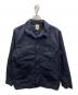 F.O.B FACTORY（エフオービー ファクトリー）の古着「フレンチ シャツジャケット」｜ネイビー