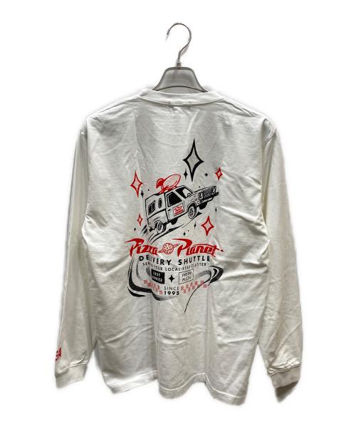 WIND AND SEA（ウィンダンシー）WIND AND SEA (ウィンダンシー) TOY STORY (トイストーリー) ALIENS L/S TEE/ロングスリーブカットソー ホワイト サイズ:Ｌの古着・服飾アイテム