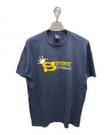 stussy（ステューシー）の古着「プリントTシャツ」｜ネイビー